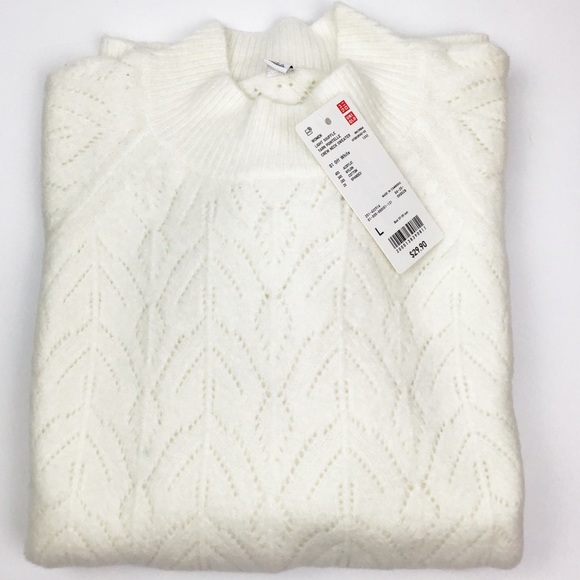 Uniqlo Women’s Light Soufflé Yarn Sweater L, XL - Picture 8 of 9